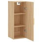 vidaXL Wandschrank Sonoma-Eiche 34,5x34x90 cm vidaXL Wandschrank Sonoma-Eiche 34,5x34x90 cm