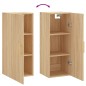 vidaXL Wandschrank Sonoma-Eiche 34,5x34x90 cm vidaXL Wandschrank Sonoma-Eiche 34,5x34x90 cm