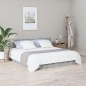 vidaXL Kopfteil Grau Sonoma 200x1,5x80 cm Holzwerkstoff