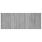 vidaXL Kopfteil Grau Sonoma 200x1,5x80 cm Holzwerkstoff
