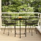 vidaXL 3-tlg. Garten-Essgruppe Schwarz Poly Rattan vidaXL 3-tlg. Garten-Essgruppe Schwarz Poly Rattan