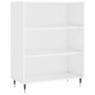 Highboard Hochglanz-Weiß 69,5x34x180 cm Holzwerkstoff Highboard Hochglanz-Weiß 69,5x34x180 cm Holzwerkstoff