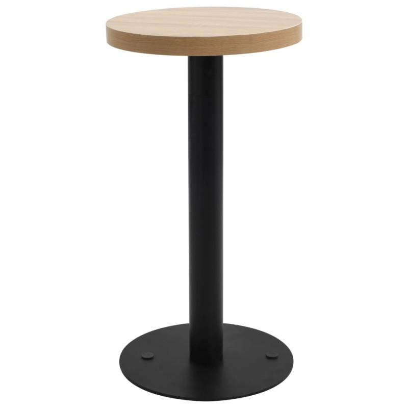 vidaXL Bistrotisch Hellbraun 40 cm MDF vidaXL Bistrotisch Hellbraun 40 cm MDF