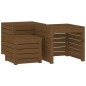 vidaXL 3-tlg. Gartenbox-Set Honigbraun Massivholz Kiefer vidaXL 3-tlg. Gartenbox-Set Honigbraun Massivholz Kiefer