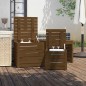 vidaXL 3-tlg. Gartenbox-Set Honigbraun Massivholz Kiefer vidaXL 3-tlg. Gartenbox-Set Honigbraun Massivholz Kiefer