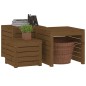 vidaXL 3-tlg. Gartenbox-Set Honigbraun Massivholz Kiefer vidaXL 3-tlg. Gartenbox-Set Honigbraun Massivholz Kiefer
