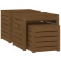 vidaXL 3-tlg. Gartenbox-Set Honigbraun Massivholz Kiefer vidaXL 3-tlg. Gartenbox-Set Honigbraun Massivholz Kiefer