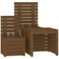 vidaXL 3-tlg. Gartenbox-Set Honigbraun Massivholz Kiefer vidaXL 3-tlg. Gartenbox-Set Honigbraun Massivholz Kiefer