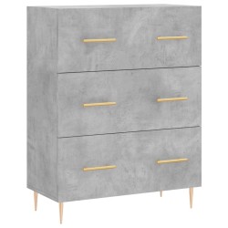 vidaXL Sideboard Betongrau 69,5x34x90 cm Holzwerkstoff