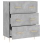 vidaXL Sideboard Betongrau 69,5x34x90 cm Holzwerkstoff vidaXL Sideboard Betongrau 69,5x34x90 cm Holzwerkstoff