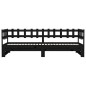 vidaXL Tagesbett Ausziehbar Schwarz 2x(80x200) cm Massivholz Kiefer