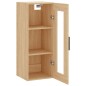 vidaXL Wandschrank Sonoma-Eiche 34,5x34x90 cm vidaXL Wandschrank Sonoma-Eiche 34,5x34x90 cm