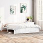 vidaXL Massivholzbett Weiß 180x200 cm vidaXL Massivholzbett Weiß 180x200 cm