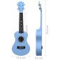 vidaXL Sopran-Ukulele-Set mit Tasche für Kinder Babyblau 21" vidaXL Sopran-Ukulele-Set mit Tasche für Kinder Babyblau 21"
