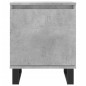 vidaXL Nachttisch Betongrau 40x30x50 cm Holzwerkstoff vidaXL Nachttisch Betongrau 40x30x50 cm Holzwerkstoff
