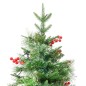 vidaXL Weihnachtsbaum mit LEDs & Kiefernzapfen Grün 225 cm PVC & PE vidaXL Weihnachtsbaum mit LEDs & Kiefernzapfen Grün 225 cm PVC & PE