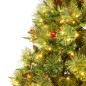 vidaXL Weihnachtsbaum mit LEDs & Kiefernzapfen Grün 225 cm PVC & PE vidaXL Weihnachtsbaum mit LEDs & Kiefernzapfen Grün 225 cm PVC & PE
