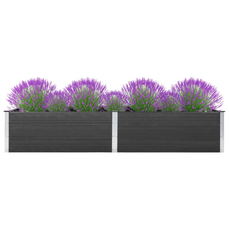 vidaXL Garten-Hochbeet 300 x 100 x 54 cm WPC Grau vidaXL Garten-Hochbeet 300 x 100 x 54 cm WPC Grau