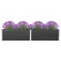 vidaXL Garten-Hochbeet 300 x 100 x 54 cm WPC Grau vidaXL Garten-Hochbeet 300 x 100 x 54 cm WPC Grau
