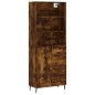 vidaXL Highboard Räuchereiche 69,5x34x180 cm Holzwerkstoff vidaXL Highboard Räuchereiche 69,5x34x180 cm Holzwerkstoff