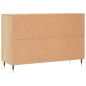 vidaXL Sideboard Sonoma-Eiche 104x35x70 cm Holzwerkstoff vidaXL Sideboard Sonoma-Eiche 104x35x70 cm Holzwerkstoff