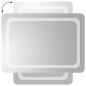 vidaXL LED-Badspiegel 50x70 cm vidaXL LED-Badspiegel 50x70 cm