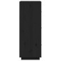 vidaXL Highboard Schwarz 34x40x108,5 cm Massivholz Kiefer vidaXL Highboard Schwarz 34x40x108,5 cm Massivholz Kiefer