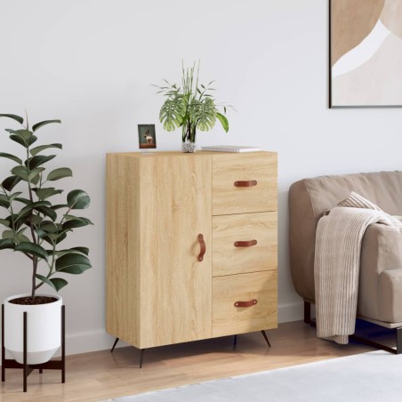 vidaXL Sideboard Sonoma-Eiche 69,5x34x90 cm Holzwerkstoff