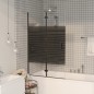 vidaXL Faltbare Duschkabine ESG 80x140 cm Schwarz vidaXL Faltbare Duschkabine ESG 80x140 cm Schwarz