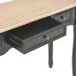 vidaXL Frisiertisch Konsolentisch mit 3 Schubladen Schwarz vidaXL Frisiertisch Konsolentisch mit 3 Schubladen Schwarz