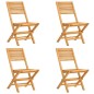vidaXL Gartenstühle 4 Stk. Klappbar 47x62x90 cm Massivholz Teak vidaXL Gartenstühle 4 Stk. Klappbar 47x62x90 cm Massivholz Teak
