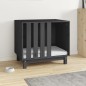 vidaXL Hundehütte Grau 70x50x62 cm Massivholz Kiefer vidaXL Hundehütte Grau 70x50x62 cm Massivholz Kiefer