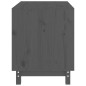 vidaXL Hundehütte Grau 70x50x62 cm Massivholz Kiefer vidaXL Hundehütte Grau 70x50x62 cm Massivholz Kiefer