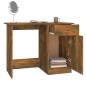 vidaXL Schreibtisch Räuchereiche 100x50x76 cm Holzwerkstoff vidaXL Schreibtisch Räuchereiche 100x50x76 cm Holzwerkstoff