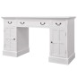 vidaXL Schreibtisch Sekretär Weiß 140 x 48 x 80 cm vidaXL Schreibtisch Sekretär Weiß 140 x 48 x 80 cm