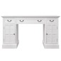 vidaXL Schreibtisch Sekretär Weiß 140 x 48 x 80 cm vidaXL Schreibtisch Sekretär Weiß 140 x 48 x 80 cm