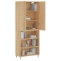 Highboard Sonoma-Eiche 69,5x34x180 cm Holzwerkstoff Highboard Sonoma-Eiche 69,5x34x180 cm Holzwerkstoff