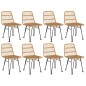 vidaXL 9-tlg. Garten-Essgruppe Poly Rattan vidaXL 9-tlg. Garten-Essgruppe Poly Rattan