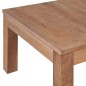 vidaXL Couchtisch Teakholz Massiv mit Natürlichem Finish 60x60x40 cm vidaXL Couchtisch Teakholz Massiv mit Natürlichem Finish 60x60x40 cm