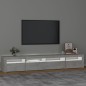 vidaXL TV-Schrank mit LED-Leuchten Betongrau 240x35x40 cm vidaXL TV-Schrank mit LED-Leuchten Betongrau 240x35x40 cm
