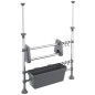 vidaXL Küchenorganisator Verstellbar Aluminium vidaXL Küchenorganisator Verstellbar Aluminium