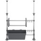 vidaXL Küchenorganisator Verstellbar Aluminium vidaXL Küchenorganisator Verstellbar Aluminium