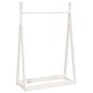 vidaXL Kleiderständer Weiß 100x45x150 cm Massivholz Kiefer vidaXL Kleiderständer Weiß 100x45x150 cm Massivholz Kiefer