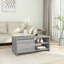 vidaXL Couchtisch Grau Sonoma 102x50x45 cm Holzwerkstoff