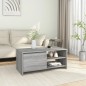 vidaXL Couchtisch Grau Sonoma 102x50x45 cm Holzwerkstoff vidaXL Couchtisch Grau Sonoma 102x50x45 cm Holzwerkstoff