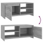 vidaXL Couchtisch Grau Sonoma 102x50x45 cm Holzwerkstoff vidaXL Couchtisch Grau Sonoma 102x50x45 cm Holzwerkstoff