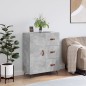 vidaXL Sideboard Betongrau 69,5x34x90 cm Holzwerkstoff vidaXL Sideboard Betongrau 69,5x34x90 cm Holzwerkstoff