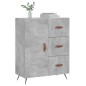 vidaXL Sideboard Betongrau 69,5x34x90 cm Holzwerkstoff vidaXL Sideboard Betongrau 69,5x34x90 cm Holzwerkstoff