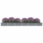 vidaXL Garten-Hochbeet Verzinkter Stahl 600x80x45 cm Grau vidaXL Garten-Hochbeet Verzinkter Stahl 600x80x45 cm Grau