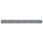 vidaXL Garten-Hochbeet Verzinkter Stahl 600x80x45 cm Grau vidaXL Garten-Hochbeet Verzinkter Stahl 600x80x45 cm Grau